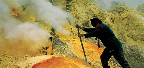 Sulfur Mining In Indonesia Borgen