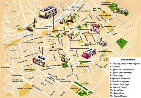 Mapa De Lima Y Callao Guía De Calles De Lima Y Callao