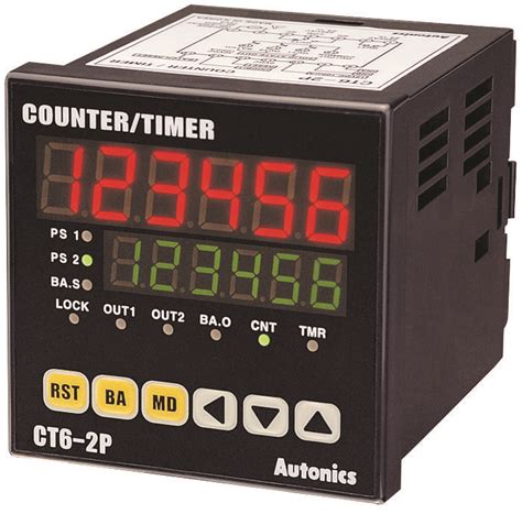 Ct6 2p 24vdc Autonics Counter Timer Touch Type