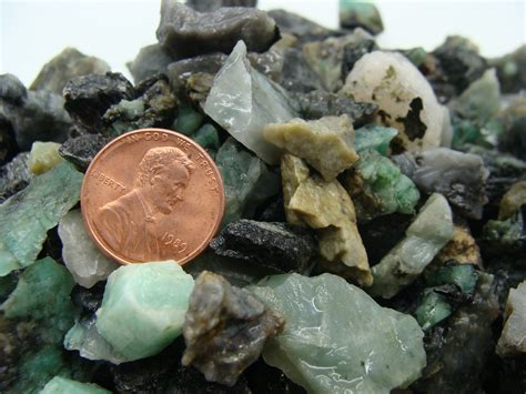 Small Emeralds Raw Emerald Stone Rock Tumbler Stones