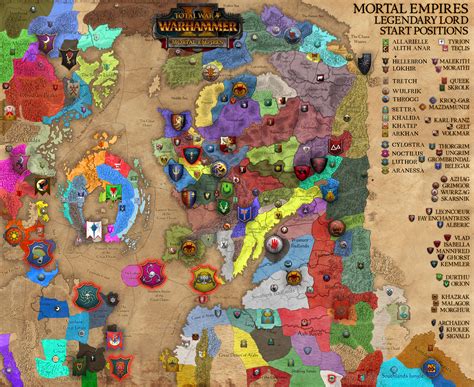 30 Total Warhammer 2 Mortal Empires Map Maps Database Source