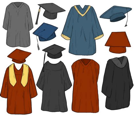 Cap And Gown Free Stock Illustrations Creazilla