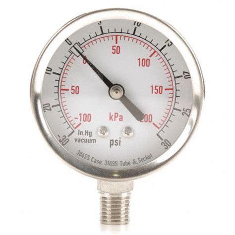 It converts units from kpa to psi or vice versa with a metric conversion chart. GRAINGER APPROVED Compound Gauge, 100 kPa Vac to 200 kPa ...