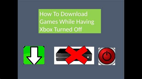 HOW TO DOWNLOAD GAMES WHILE HAVING XBOX TURNED OFF | Tutorial - YouTube