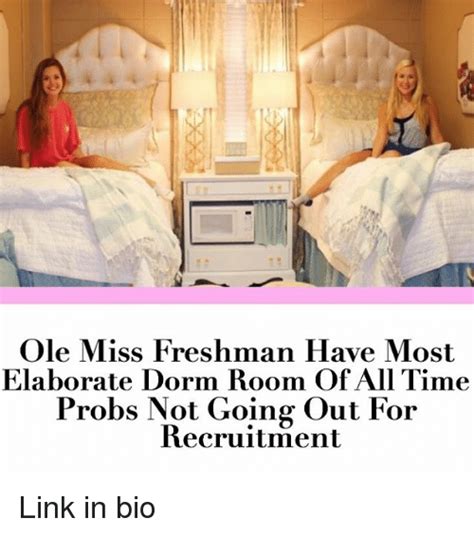 ole miss freshman have most elaborate dorm room of all time probs not going out for recruitment