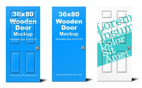Download Door Mockup- 36×80 | Cover Actions Premium | Mockup PSD ...