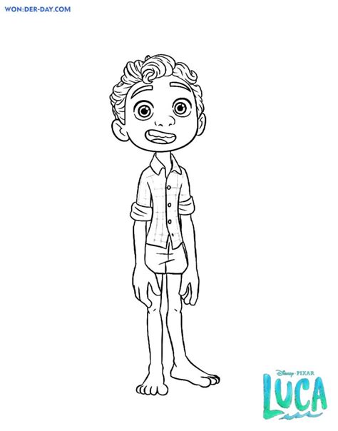 Luca Coloring Pages 40 Free Printable Coloring Pages