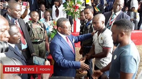 Cameroon Anglophone Crisis 90 Separatists Fighters Don Surrender Disarmament Committee Bbc