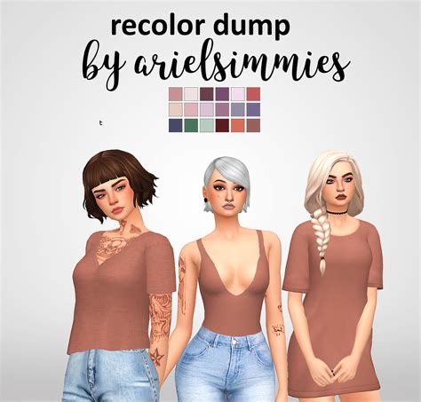 My Sims 4 Cc Finds — Ariel Simmies Recolor Dump All Credit Goes