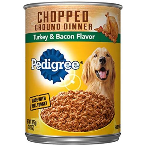 132 Oz Chunky Ground Dinner With Turkey And Bacon Canned Dog Food
