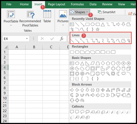 How To Draw A Line In Excel Step By Step Tutorial