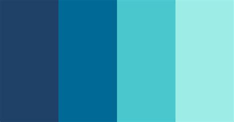Blue Sea Blues Color Scheme Blue