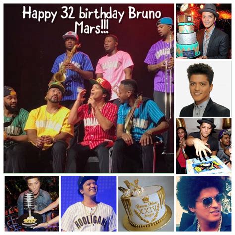 Bruno Marss Birthday Celebration Happybdayto