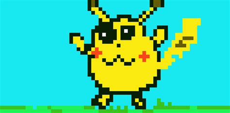 The Chubby Pikachu Pixel Art Maker