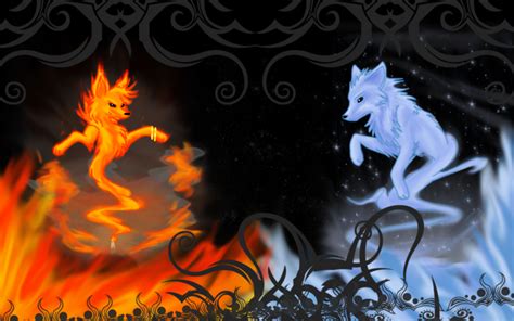 45 Fire And Ice Wallpapers On Wallpapersafari