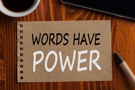 Words Have Power Concept Stock Photo Download Image Now Istock