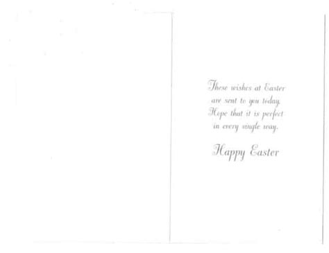 Easter Card Happy Easter With Spring Time Theme Notelet Size With