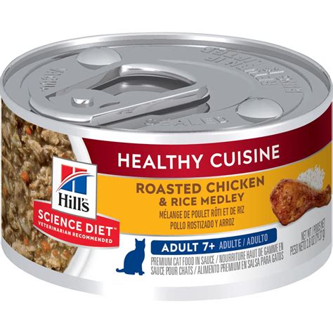From kittens to seniors, your indoor cats will need food rich in proteins that will offer them all the nutrients. Hill's® Science Diet® Adult 7+ Healthy Cuisine Roasted ...