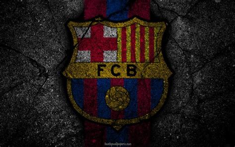 Die beiden oberen abschnitte nehmen der untere teil des wappens bezieht sich ausschließlich auf den club, unter den initialen des vereins. Download wallpapers Barcelona, logo, FCB, La Liga, soccer ...