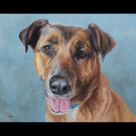 Custom Pet Portraits Custom Dog Portrait Oil Painting On