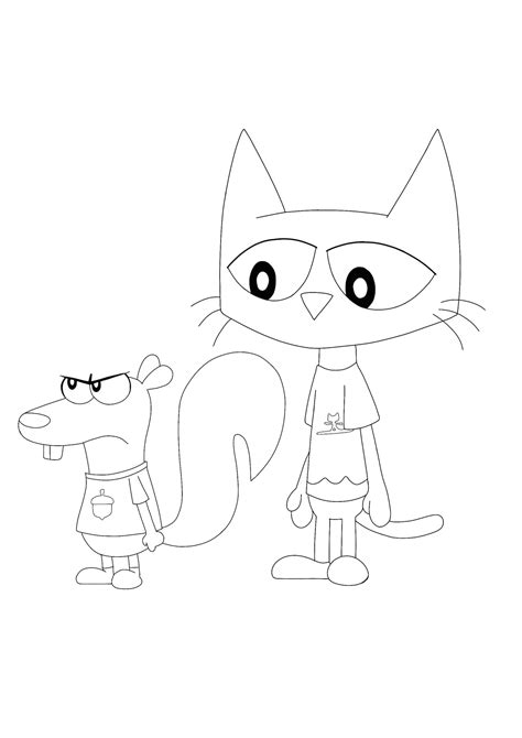 Crayola Coloring Pages Pete The Cat - Pete The Cat Coloring Page At