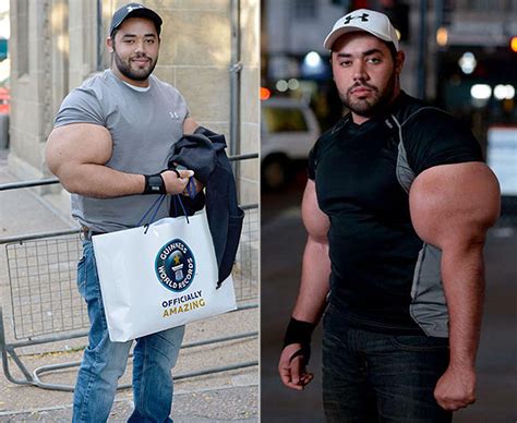Strength Fighter™ Synthol Freak Moustafa Ismail 31 Inch Biggest Biceps