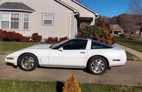 Chevrolet Corvette White 1996 1996 Was The Last Year Used Classic Cars