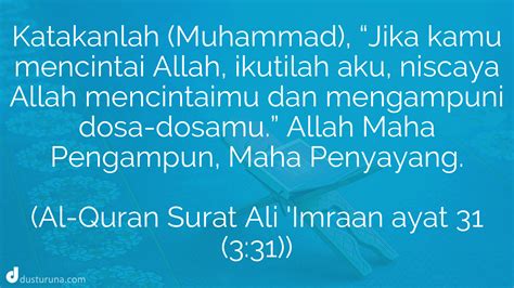 Al Quran Surat Aali Imraan Ayat 31