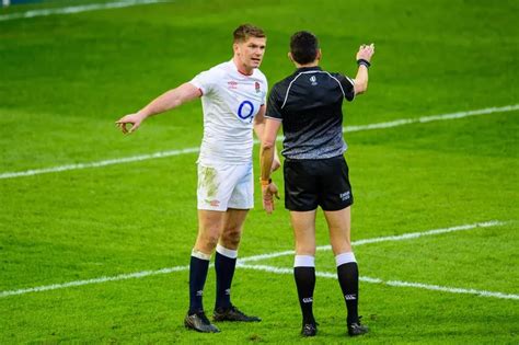 Livid Owen Farrell Rages At Referee After Controversial Wales Try Stuns England Wales Online