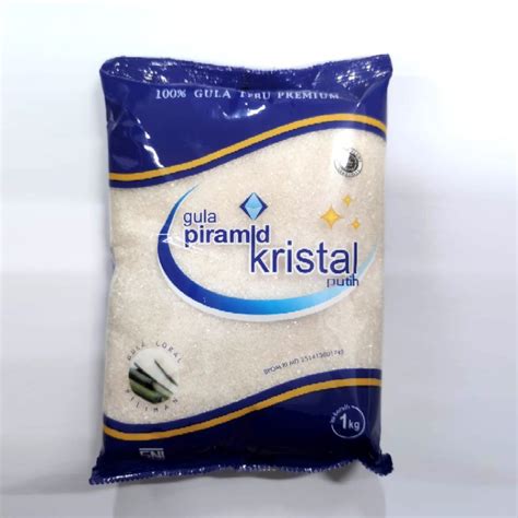 Jual Gula Pasir Kristal Putih Piramid 1 Kg 1kg Kilo Kilogram Shopee Indonesia