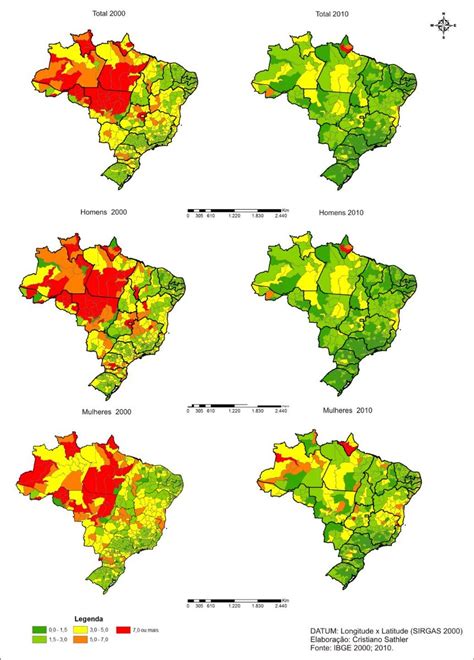 Identifique Uma Característica Da Distribuição Espacial Da População Brasileira.
