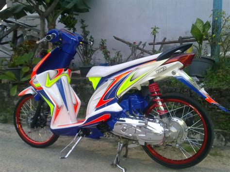 Modifikasi Motor Honda Beat Putih Ternyentrik Jukir Otomotif