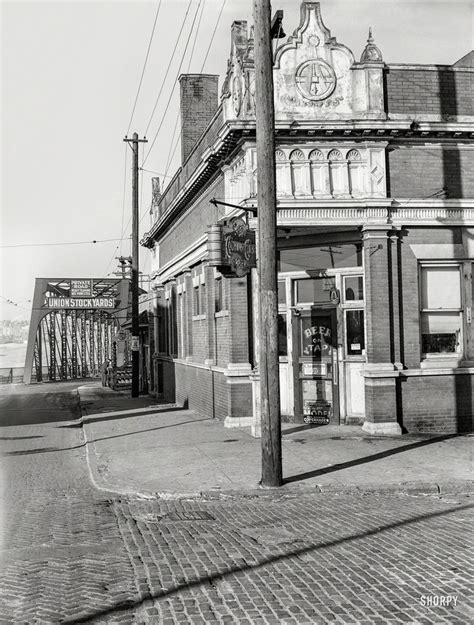 November 1938 Saloon Near Entrance To Union Stockyards South Omaha