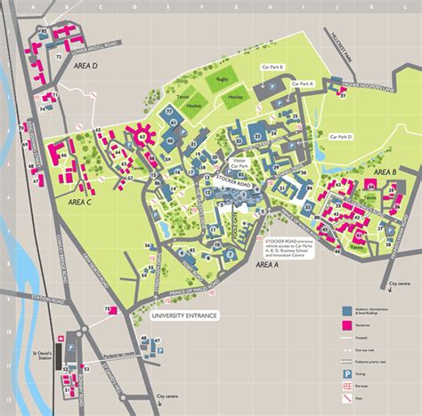 Streatham Campus Map University Of Exeter