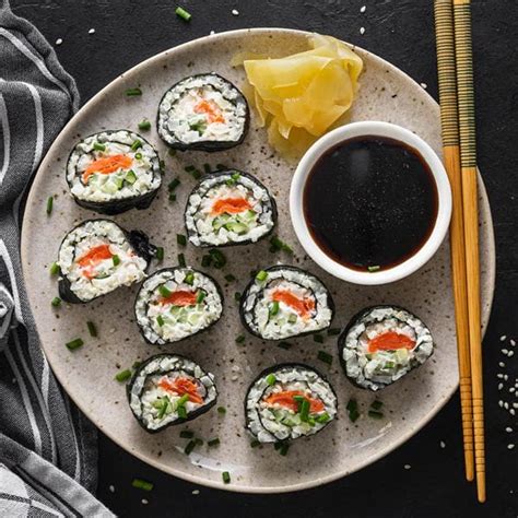 Keto Philadelphia Sushi Roll Recipe Fresh N Lean