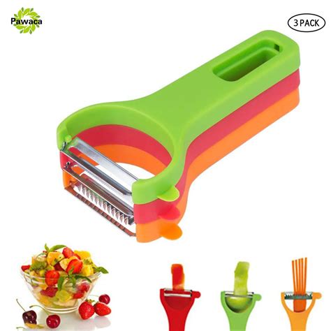 3pcsset Multifunction Fruit Vegetables Peeler Knife Household Plastic