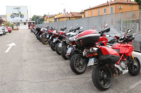 Oldmotodude Ducati Only Parking At The Ducati Factory Bologna Italy