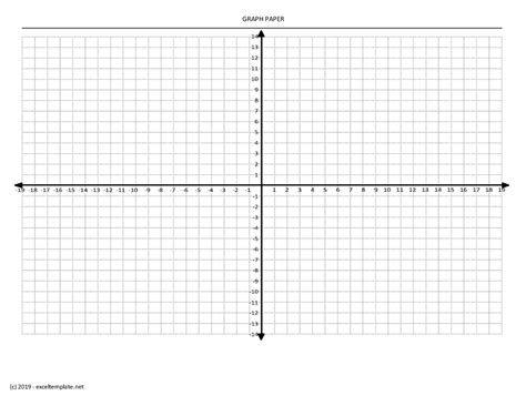 Free Printable Coordinate Graph Paper Template Pdf Graph