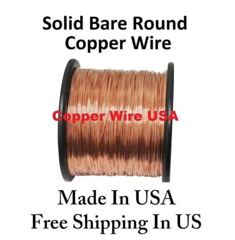 Wholesale Solid Round Copper Wire 18 Ga 5 Lb 1000 Ft Spool