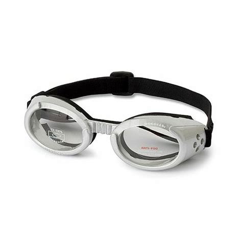 Silver Ils Doggles With Clear Lens Dog Sunglasses Doggles