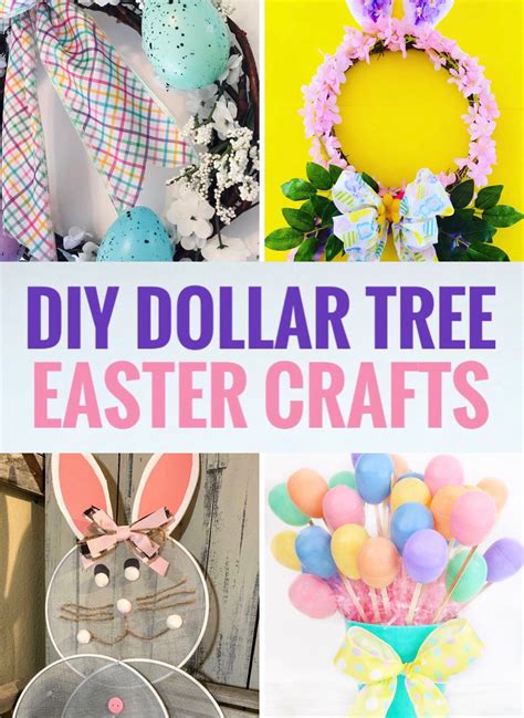 Diy Dollar Tree Easter Decor Crafts Glitter On A Dime