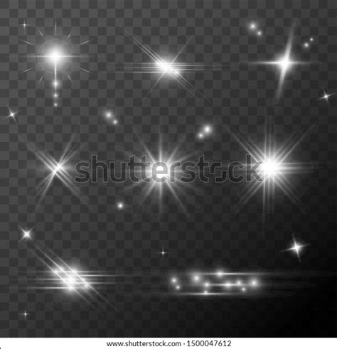 Realistic Sun Rays Vector Collection Nice Stock Vector Royalty Free