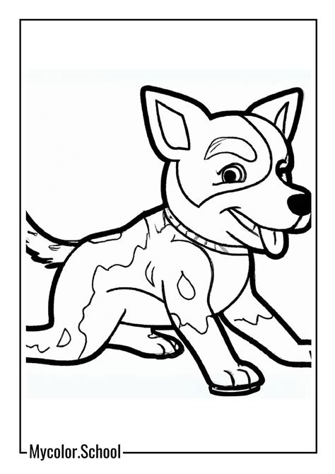 Bluey Coloring Pages: Ignite Imagination සහ Fest Motor Skills in