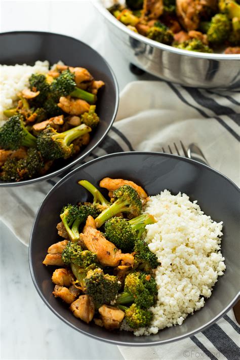 This chicken and broccoli recipe is the authentic restaurant version with a delicious brown sauce. Buffalo Chicken and Broccoli Bowls - Fox and Briar