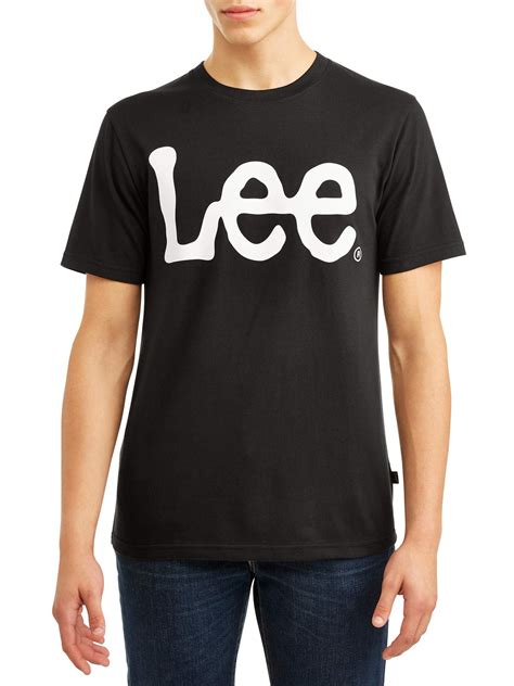Lee Mens Crew Neck Logo Graphic T Shirt