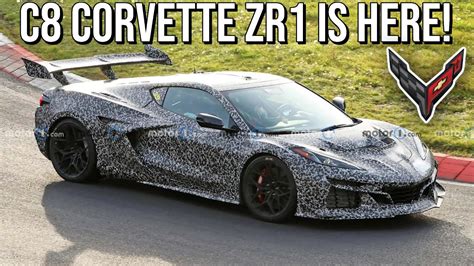 C8 Corvette Zr1 Exposed At The Nurburgring Minimal Camo Shows Off