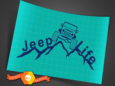2 Jeep Life Decal Vinyl Sticker Car Window Truck Laptop Jeep Sticker
