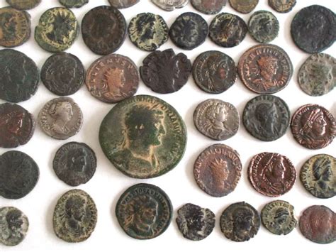 Roman Empire Beautiful Lot Of 43 Roman Coins 1st Century Bc 3th