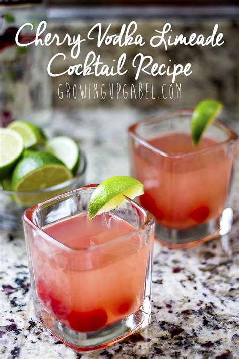 Cherry Limeade Vodka Cocktail Recipe
