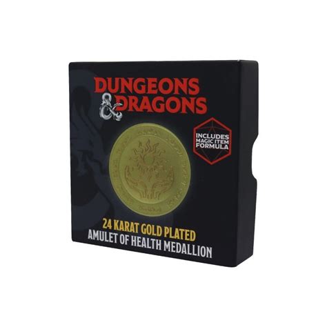 Dungeons And Dragons 24k Gold Plated Medallion